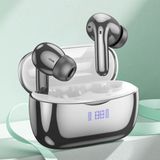 Hoco, Draadloze Bluetooth Noise-Cancelling Headset + 7 uur batterijduur Zwart Chroom Effect, Zwart