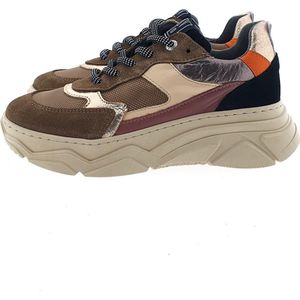 Red-Rag 13328 veter sneakers beige, 32