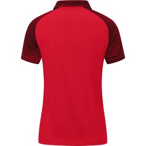 JAKO Polo Performance Dames Rood-Zwart Maat 44