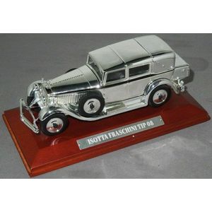 Isotta Fraschini TIP 08 (Zilver) (10 cm) 1/43 Silver-Cars Collection - Modelauto - Schaalmodel - Model auto - Miniatuurauto