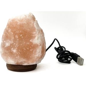 Himalaya zoutlamp tafellamp Naturel gekleurd licht