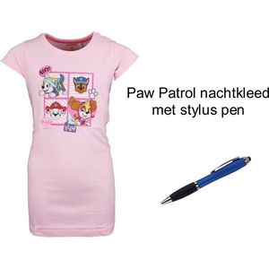 Paw Patrol - Nickelodeon - Nachthemd - Slaapkleed. Maat 116 cm / 6 jaar + EXTRA 1 Stylus Pen.