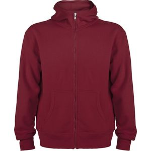 Donker Rood sweatshirt met rits en capuchon model Montblanc merk Roly maat XXL