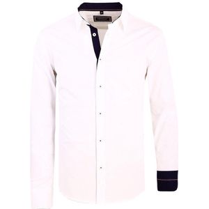 Carisma Wit Overhemd Lange Mouw Met Stretch 8441 - 3XL