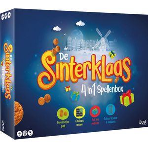 De Sinterklaas 4-in-1 Spellenbox - Perfect voor Pakjesavond met Iedereen!