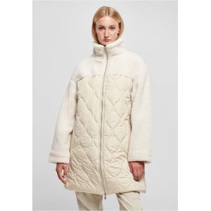 Urban Classics - Oversized Sherpa Quilted Winterjas - 5XL - Wit