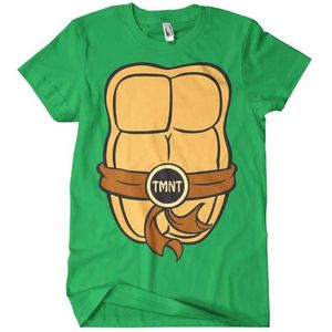 Teenage Mutant Ninja Turtles Heren Tshirt -S- Costume Groen