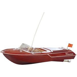 Jamara - Venezia - Speelboot - Hout Effect - Inclusief Zender
