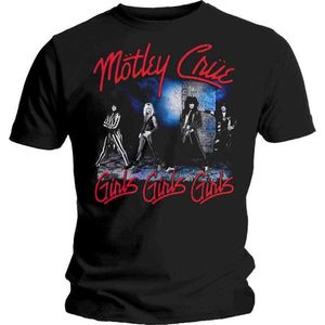 Motley Crue - Smokey Street Heren T-shirt - L - Zwart