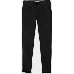 Tiffosi-meisjes-skinny fit-broek-Blake K307-kleur: zwart-maat 164