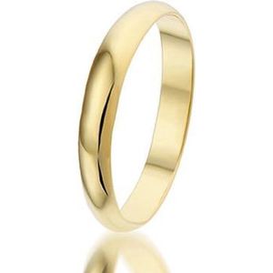 Montebello Ring Huwelijk - 925 Zilver Verguld - Trouw - 3mm - Maat 60-19mm