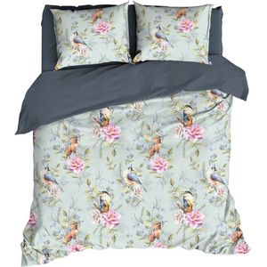 Satin d'Or Songbird Dekbedovertrek - Lits-jumeaux - 240x200/220 cm - Multi