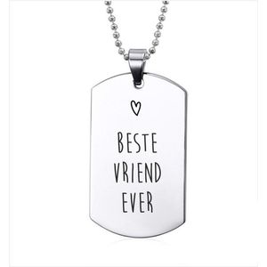 Ketting RVS - Beste Vriend Ever