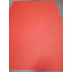 Tekenpapier 120gr. 45x64 KORAALROOD 25 vel in een pak