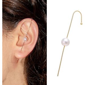 Dear Lune - Earring Piercing - 1 piece - Oorbel - Hook Earrings - Parel - Simple - Elegant - Style 010
