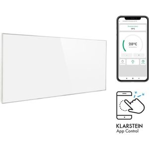 Klarstein Wonderwall Smart infrarood verwarming - elektrische kachel - bijverwarming - weektimer - bediening via App & WiFi - beschermklasse IP24 - Compatibel met Alexa