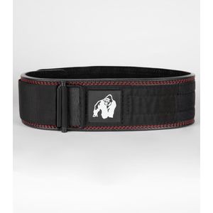 Gorilla Wear Halterriem - 4 Inch Premium Leather Lifting Belt - Zwart - 2XL/3XL