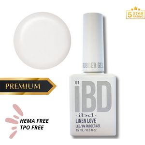 GUAPÀ® Rubber Base Gel | Builder Gel In A Bottle | BIAB | Gelnagels Starterspakket | Nagellak | Gellak | HEMA & TPO Free | Builder Gel | Base Gel | 15 ml IBD Rubber Gel Linnen Love