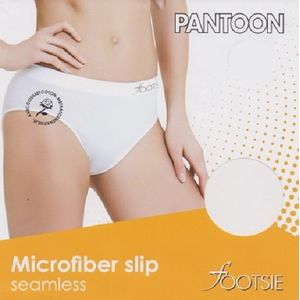 SOX by PANTOON Footsie Slip Naadloos Wit L/XL Ademend en met katoenen kruisje