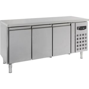 Professionele Vrieswerkbank | 3 Deuren | Standard Line | RVS | Combisteel | 7450.0083 | Horeca