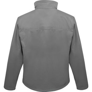 Heren Classic Softshell Outdoorjas Result maat S Workguard Grijs