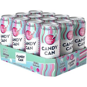 Candy Can Cotton Candy (12 x 0,33 Liter Blikjes NL)