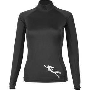Procean UV-werend Longsleeve shirt | Dames | Lady Diver | zwart | maat S