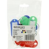Westcott sleutelhanger - 10 stuks in polybag - met verwisselbaar etiket - AC-E10655