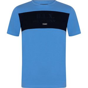 Rellix T-shirt Ss Colorblock Rellix Polo's & T-shirts Jongens - Polo shirt - Blauw - Maat 164
