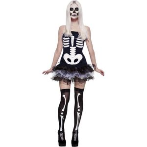 Sexy halloween skelet kostuum voor dames - Verkleedkleding - XS