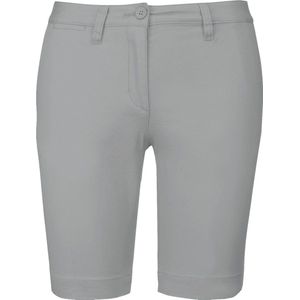 Kariban Dames chino bermudashorts K751 - Fine Grey - 42 NL (44 FR)