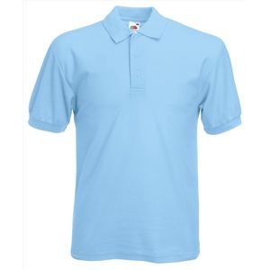 Fruit of the Loom - Classic Pique Polo - Poeder Blauw - 3XL