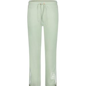 2ZiP katoenen joggingbroek met doorlopende ritsen - Dames - Lichtgroen - XL