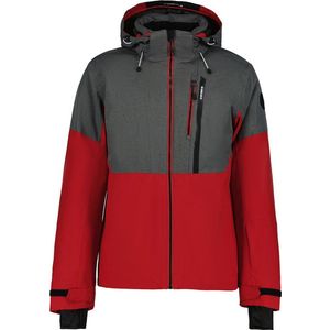 Icepeak Falaise heren ski jas - rood/grijs - L