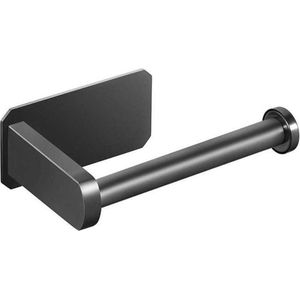 CHPN - Toiletrolhouder - Zelfklevend - Zwart - Houder voor toiletrol - Universeel - Badkameraccessoire
