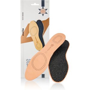 Springyard Therapy Leather Insoles - inlegzolen leer - droge voeten - frisse schoenen - 1 paar - maat 35