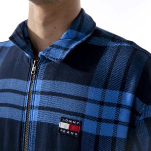 Tommy Hilfiger Blauw Overhemd Buffelgeruit - Streetwear - Volwassen