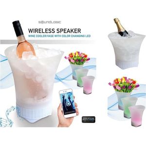 Soundlogic Bluetooth Speaker champagne-wijnkoeler - Vaas