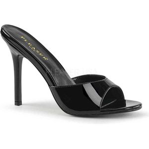 Pleaser - CLASSIQUE-01 Muiltjes met hak - US 12 - 42 Shoes - Zwart