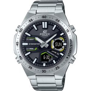 Casio Edifice EFV-C110D-1A3VEF Herenhorloge 46,9 mm - Zilverkleurig