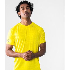 Body & Fit Perfection Breathe T Shirt - Sportshirt Heren – Geel - Maat XL