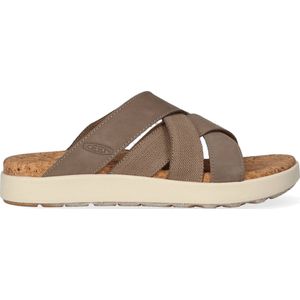 Keen Elle Mixed Slide Dames Slippers Brindle/Birch Maat 38.5