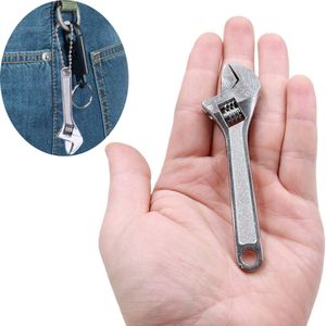 Mini Adjustable Wrench - 4 Inch - Kleine Stalen Moersleutel - Handgereedschap voor Industrie en Auto Reparatie - Silver