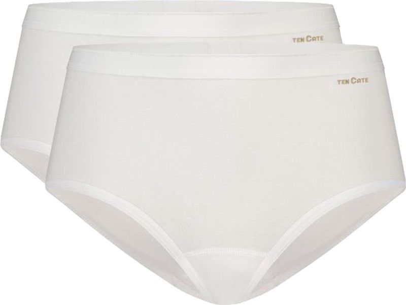ten Cate Basic midi slip (set van 2) wit