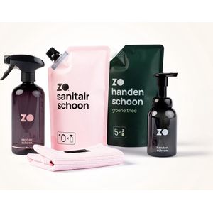 ZO Sanitairreiniger & Schuim handzeep startpakket groene thee