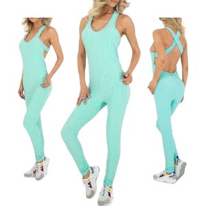 Jumpsuit / sportpak eendelig turquoise L/XL