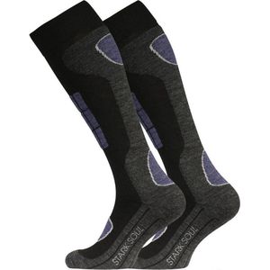 STARK SOUL | Performance Ski Socks | Skisokken | Warme sokken | Skieen | Lang | 43-46 | Blauw