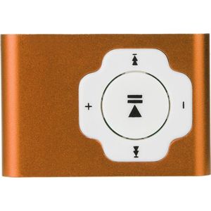 Mini mp3 speler | inclusief usb data kabel | geschikt voor micro sd-kaart (exclusief) | oranje