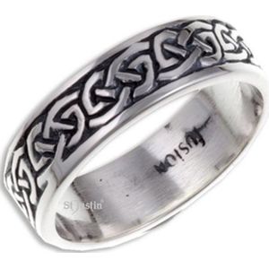 Endless Knot (Narrow) Zilveren Ring - Maat 57 (18,1 mm)(SR902.57)