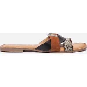 Gioseppo Lantana slippers bruin - Maat 38